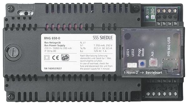 Alimentation Siedle, pour bus In-Home