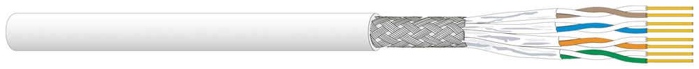 Câble informatique Dätwyler CU 7000 4P S/FTP, cat.7 FRNC/LSZH Dca 1000m blanc