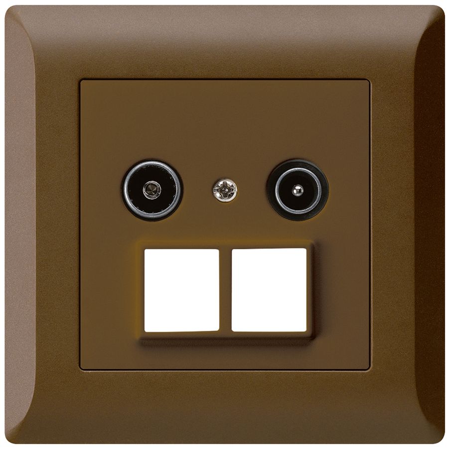 Prise d'antenne ENC R/TV HMS kallysto.line 14dB brun