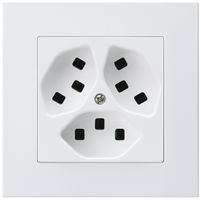 Presa INC Hager kallysto.pro 3×T23 C bianco ultra