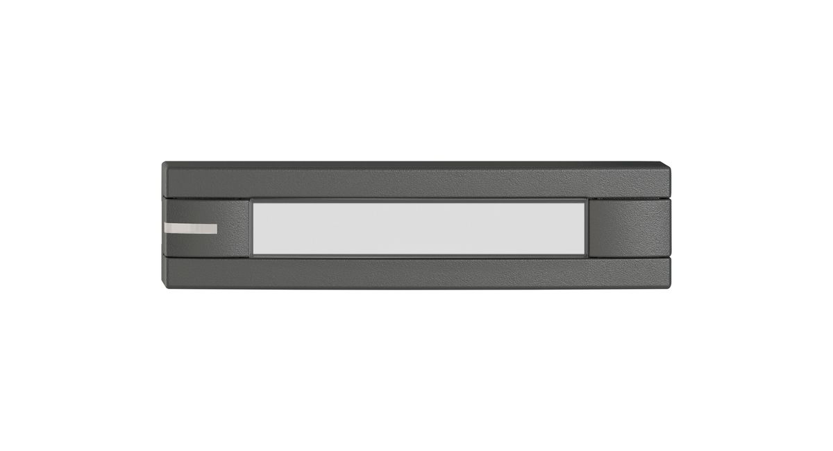 Poussoir 1/4 EDIZIO.liv SNAPFIX® p.KNX&UNI a.LED a.étiquette comm.2touch.grf