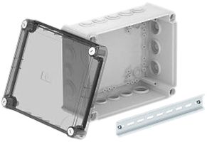 Kabelabzweigkasten Bettermann 240×190×115mm mit Deckel transparent