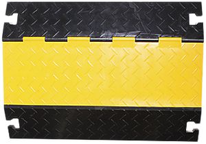 Copricavo per pavimento Protector Rubber 4 canali 800×590×78 giallo/nero