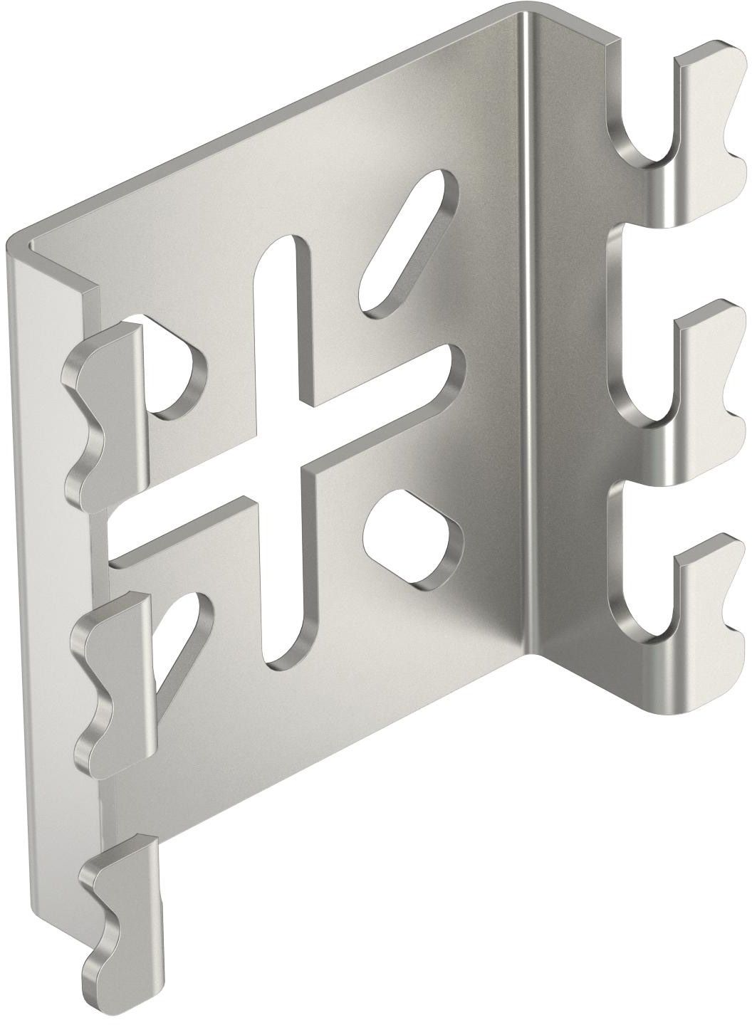 Montageplatte 90×95 für Gitterrinne A4