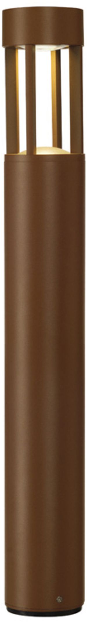 LED-Stehleuchte SLV SLOTS 65, 7W 340lm 3000K IP44 rostfarben
