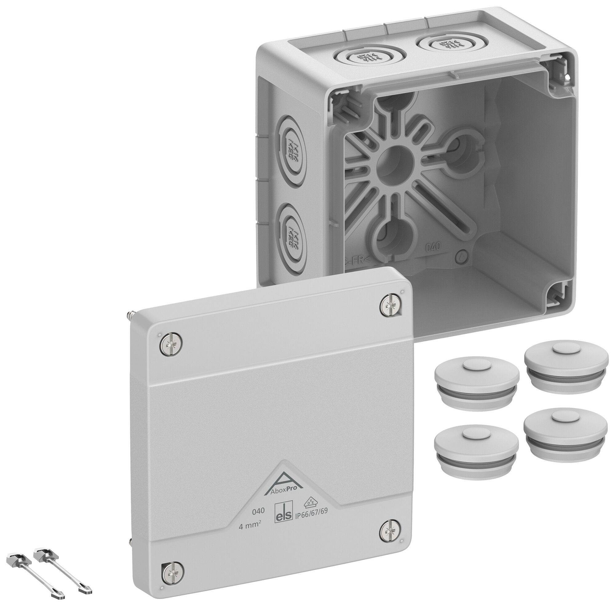 AP-Abzweigdose Spelsberg Abox Pro 040-L 102×102×70mm IP69 gu