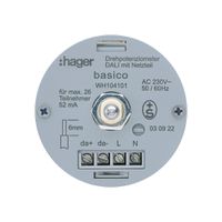 Einsatz zu Drehdimmer Hager DALI Bauart E