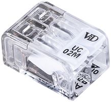 Verbindungsklemme Steffen mini 2 Klemmstellen 0.2…2.5mm² mit Hebeln tr 100 Stk.