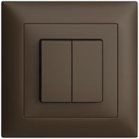 UP-Schalter EDIZIOdue 1/3+3/1P coffee