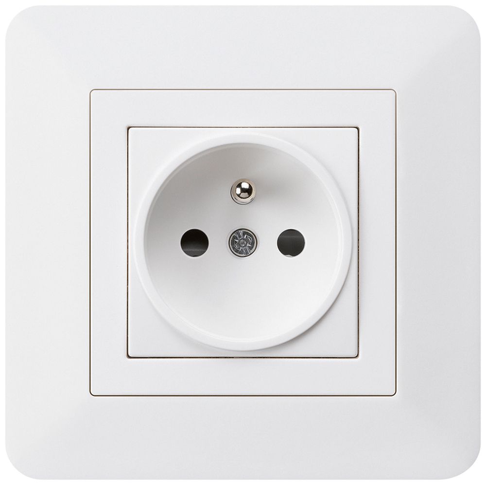 UP-Steckdose kallysto.trend 2P+T weiss