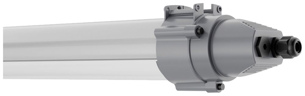 LED-Feuchtraumleuchte LEDVANCE DP MAX 18W 2000lm 4000K IP66 EM3h 885mm grau