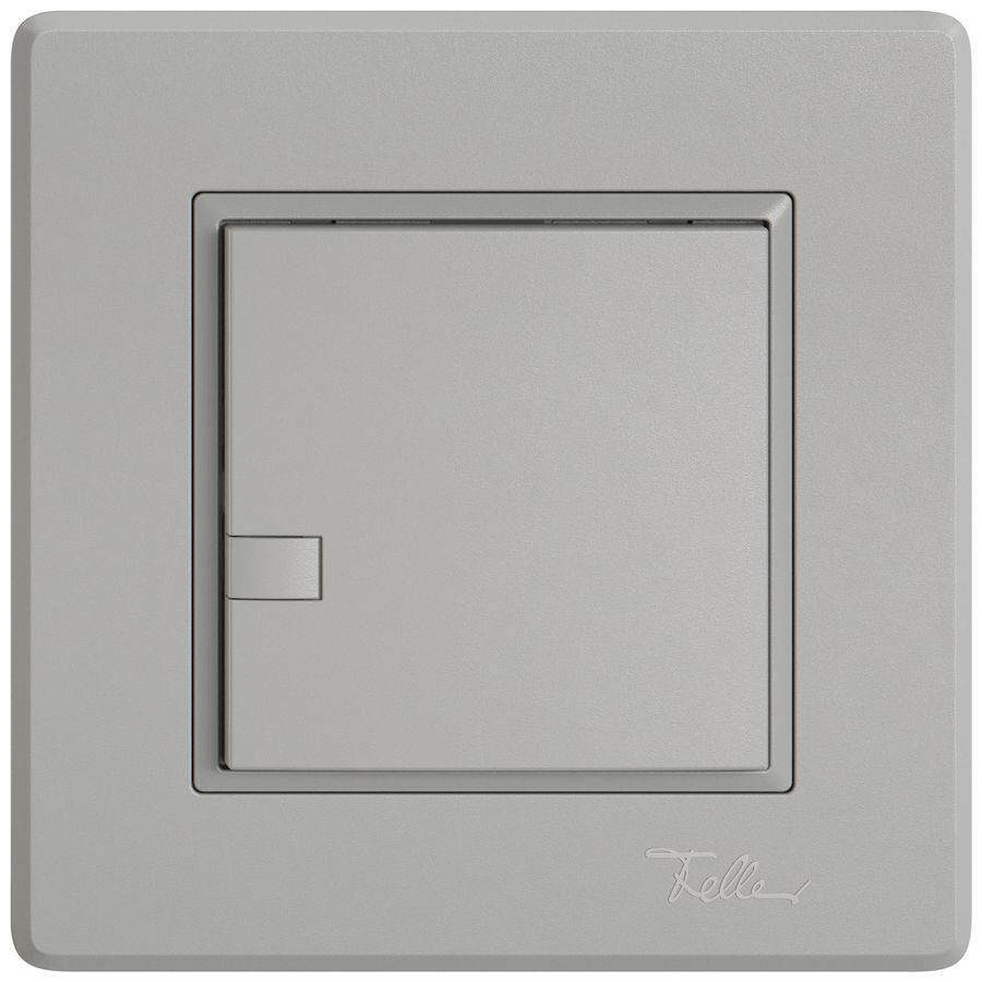 Poussoir KNX RGB ENC EDIZIO.liv SNAPFIX® capteur temp.s.LED 1× comm.1T grc