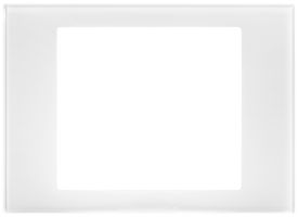 Placca frontale per modulo informativo per numero civico Urmet Alpha IP55 bianco