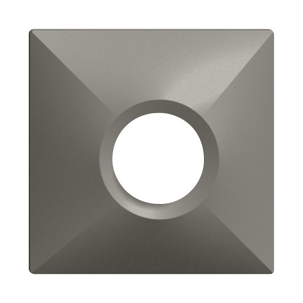 Fronthaube eckig EDIZIOdue dunkelgrau für Bewegungsmelder PIRI 360°