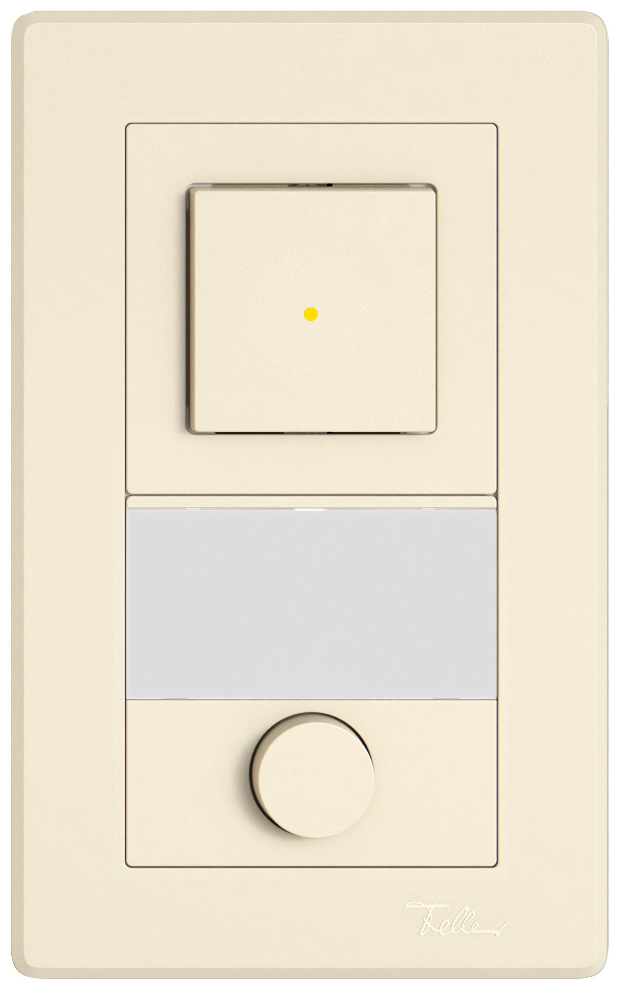 UP-Kombination EDIZIO.liv SNAPFIX® 2×1 156×96mm Wechsler+Schliesser bel.crema