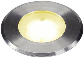 EB-LED-Bodenleuchte SLV DASAR FLAT Ø80mm 230V 4.3W 110lm 4000K IP67 Edelstahl