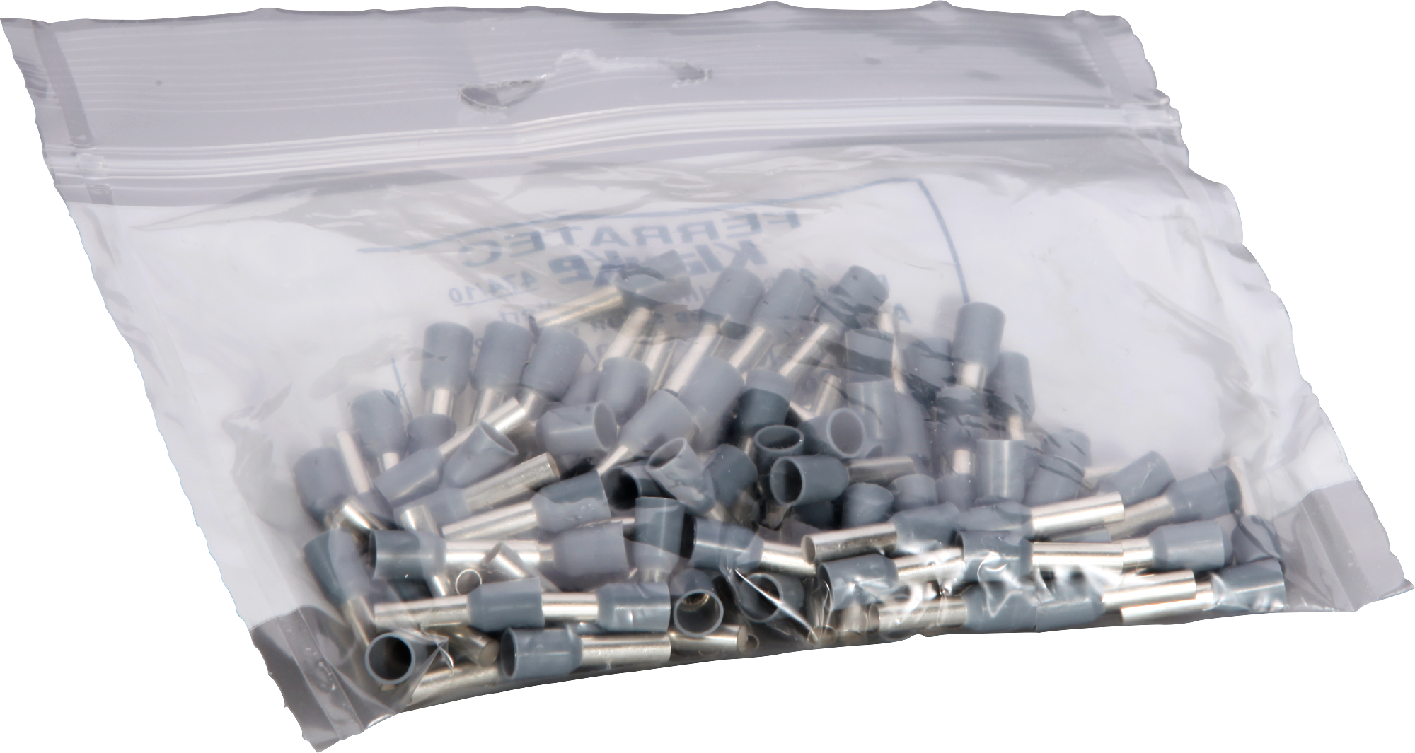 Aderendhülse Ferratec DIN isoliert 4mm²/10mm grau