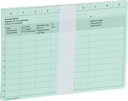 Anschlussleistenkarte A5 R&M grün