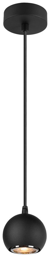 Pendelleuchte SLV LIGHT EYE 90 GU10 1×6W DIM Ø89mm schwarz