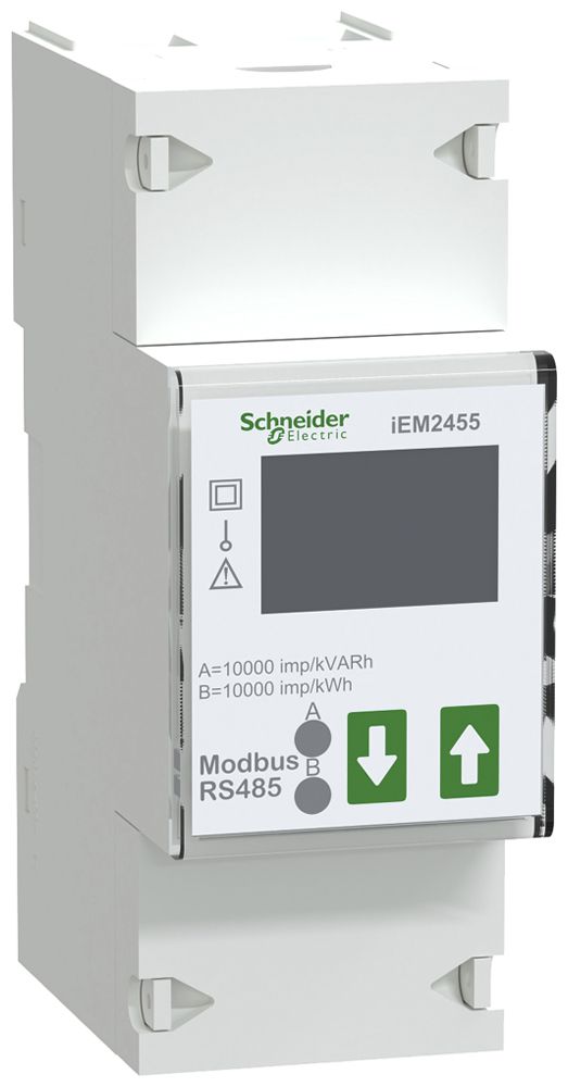 Compteur d'énergie AMD Schneider Electric iEM2455 1P+N 100A Modbus