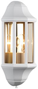 Applique LED SG Sorrento E27 1×46W IP44 VAR 355×156mm blanc