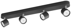 Spot LED Philips STAR 18W 2000lm 2700K 45° VAR 560×60mm noir 4×Spot