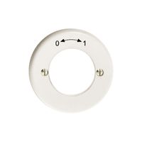 Frontset 0-1 weiss für Schlüsselschwenktaster FH