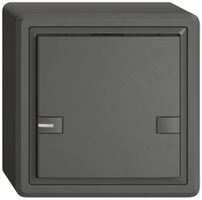 Pulsante universale AP EDIZIO.liv UNI SNAPFIX® 5…48V c.LED blu 1× com.2T grs