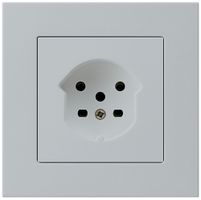 UP-Steckdose kallysto.pro T15 hellgrau Schraubklemme