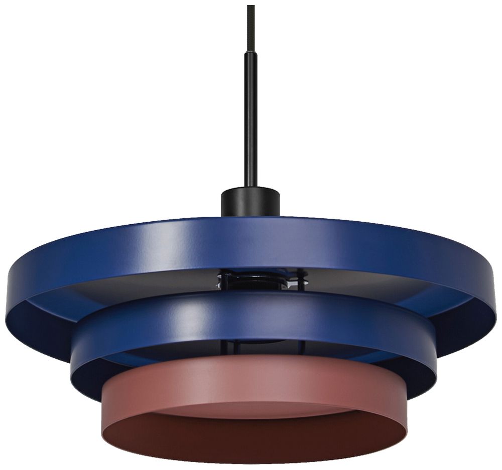 Pendelleuchte LEDVANCE Decor Layers E27 1×15W Ø400mm blau
