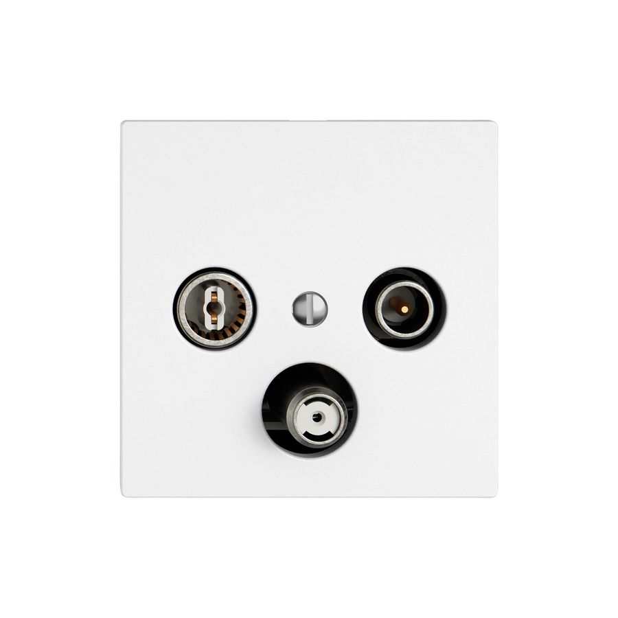 Antennendose TV-R-SAT EDIZIO.liv SNAPFIX® DB52 Stichdose ws