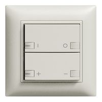 UP-Dimmer ZEP 2K/2T Zentral-Nebenstelle ON-OFF EDIZIOdue hellgrau LED