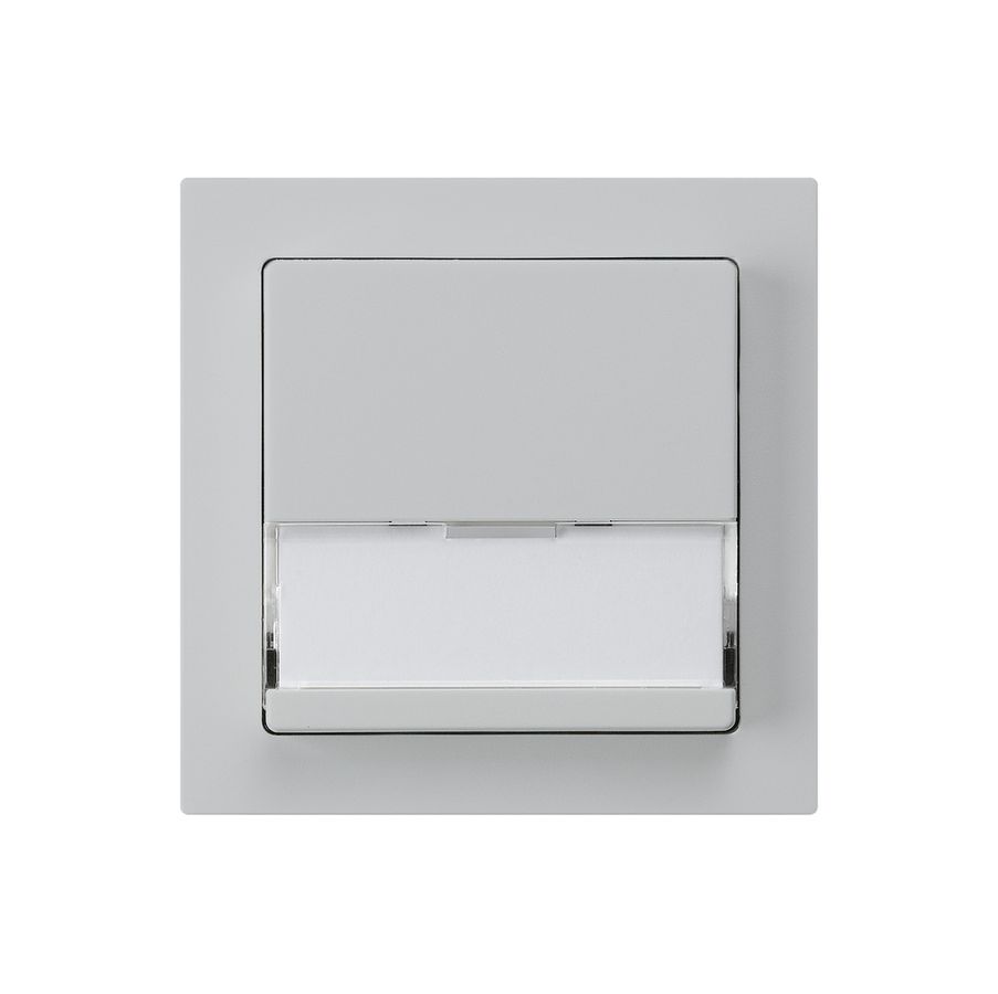 UP-Sonnerietaster kallysto hellgrau A/1L mit Namensschild 37×15mm