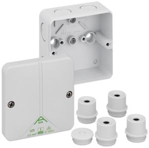 Boîte dérivation AP Abox m 025 L IP65 82×82×52mm