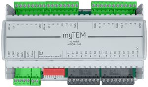 REG-I/O-Modul myTEM MTIOM-100 24VDC 4×A/DI 12×DI 4×AO 8×DO CAN