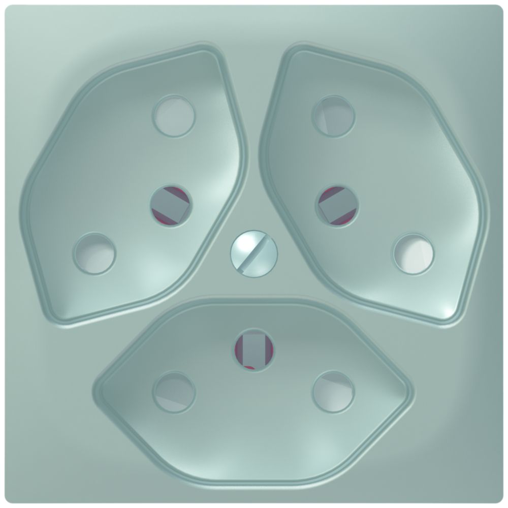 Frontplatte SIDUS alu zu 3×T13/1