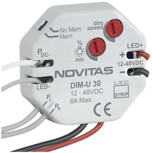 Variateur LED INC AWAG DIM-U 30, 12…48VDC 6A