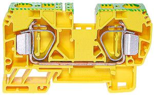 Borne de passage joignable WZ 2.5…16mm² 65A 600V ressort 2×1 rail DIN 35mm vt-jn