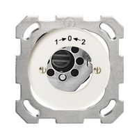 UP-Schwenktaster 1->0<-2 weiss für Sicherheitsschloss, ohne Zylinder