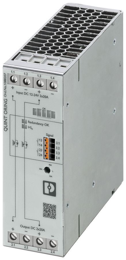 Redundanzmodul PX QUINT4-ORING/12-24DC/2X20/2X20