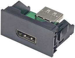 Module DisplayPort Cecoflex pour système de montage AV, f/f, noir