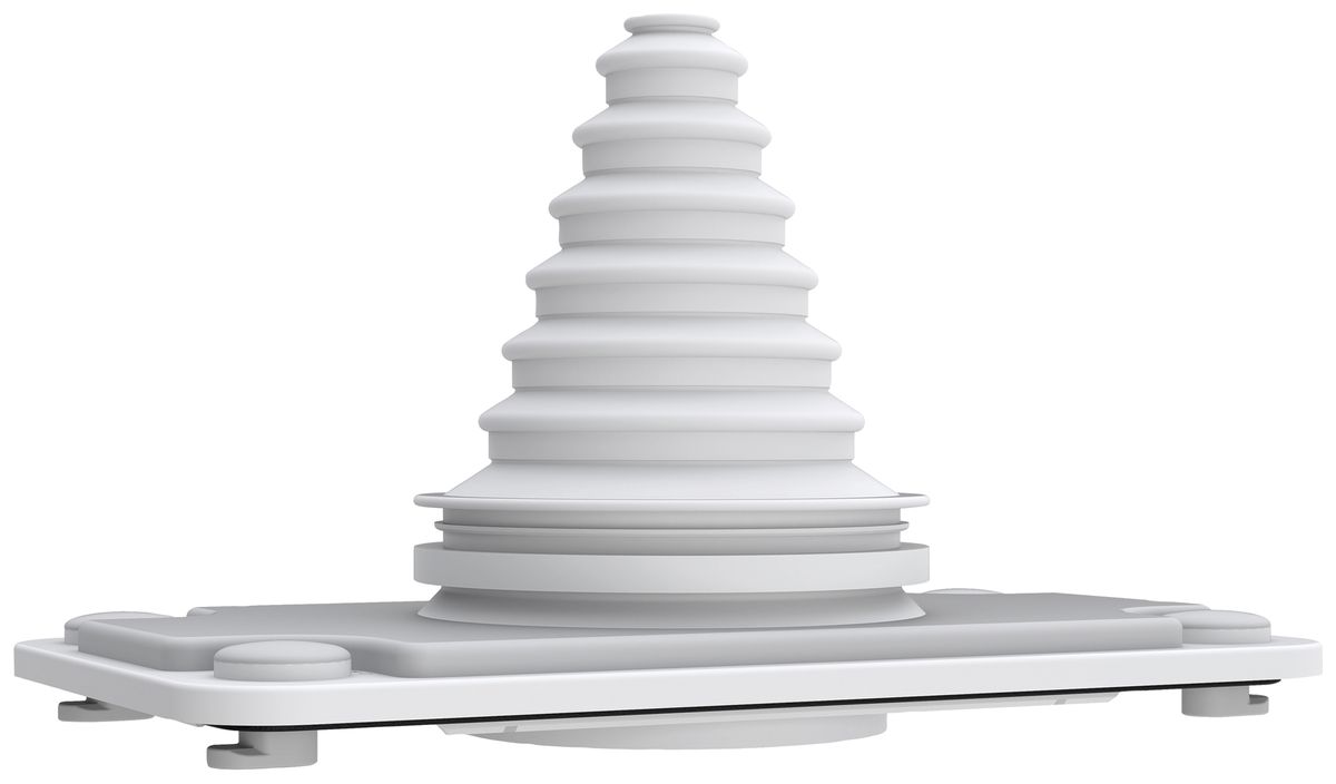 Plaque passe-câbles PrismaSeT XL 205×115×120mm membrane 1×58mm