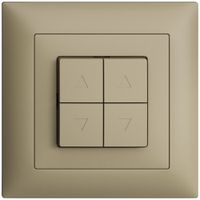 Kit frontal ENC EDIZIOdue FMI sand pour poussoir & interrupt.stores