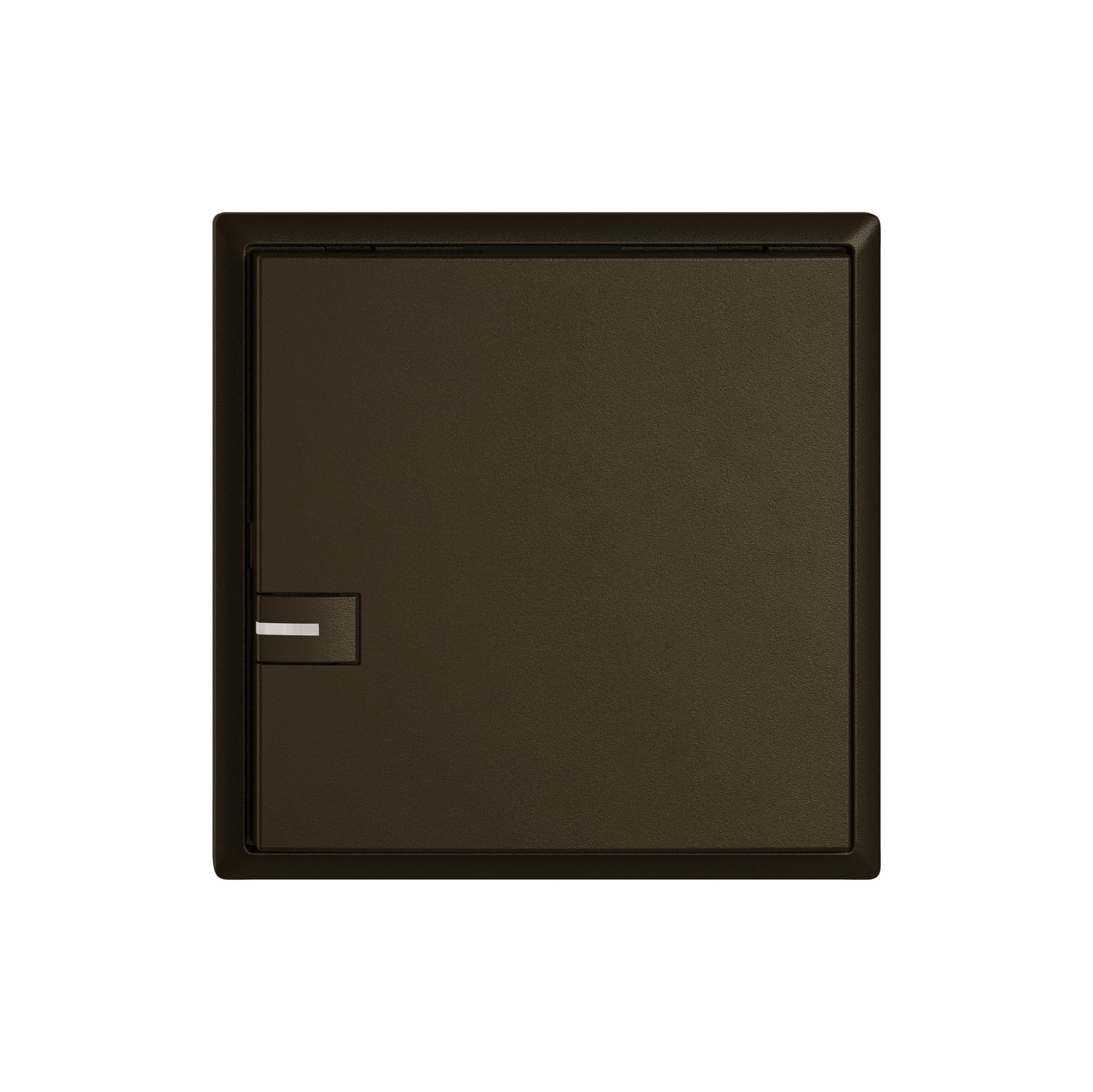 Poussoir KNX RGB EDIZIO.liv SNAPFIX® capteur temp.RGB-LED 1× comm.1T br