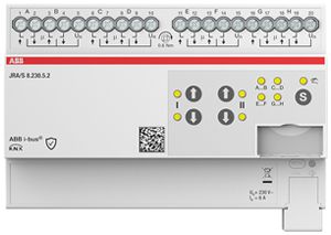 Actionneur de jalousie AMD ABB JRA/S8.230.5.2 8-fois 6A/230VAC mesure tdm