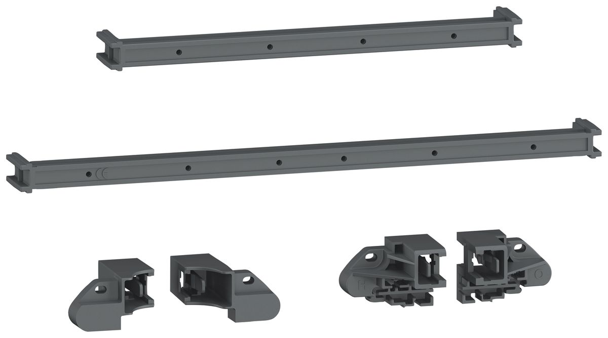 Support de borniers SE PrismaSeT XS p.13/18/24UM 5×320×7mm noir