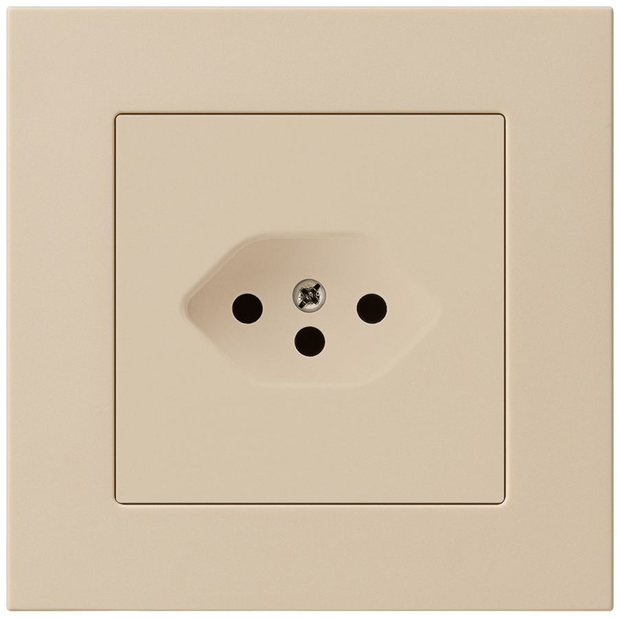 UP-Steckdose kallysto.pro T13 beige mit Kinderschutz