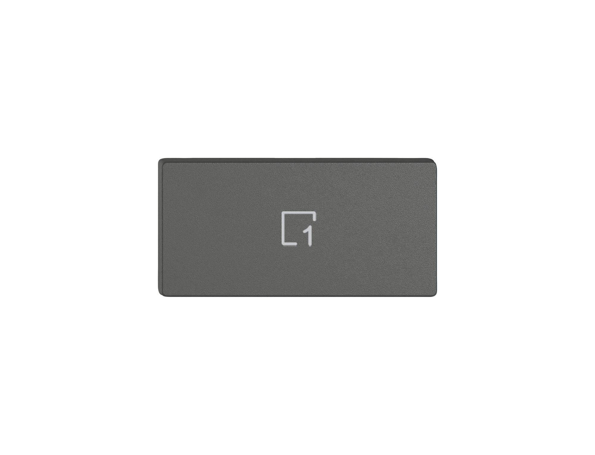 Taste 1/2 EDIZIO.liv Wiser mit SNAPFIX® vert.mit Symbol Szene 1 dgu