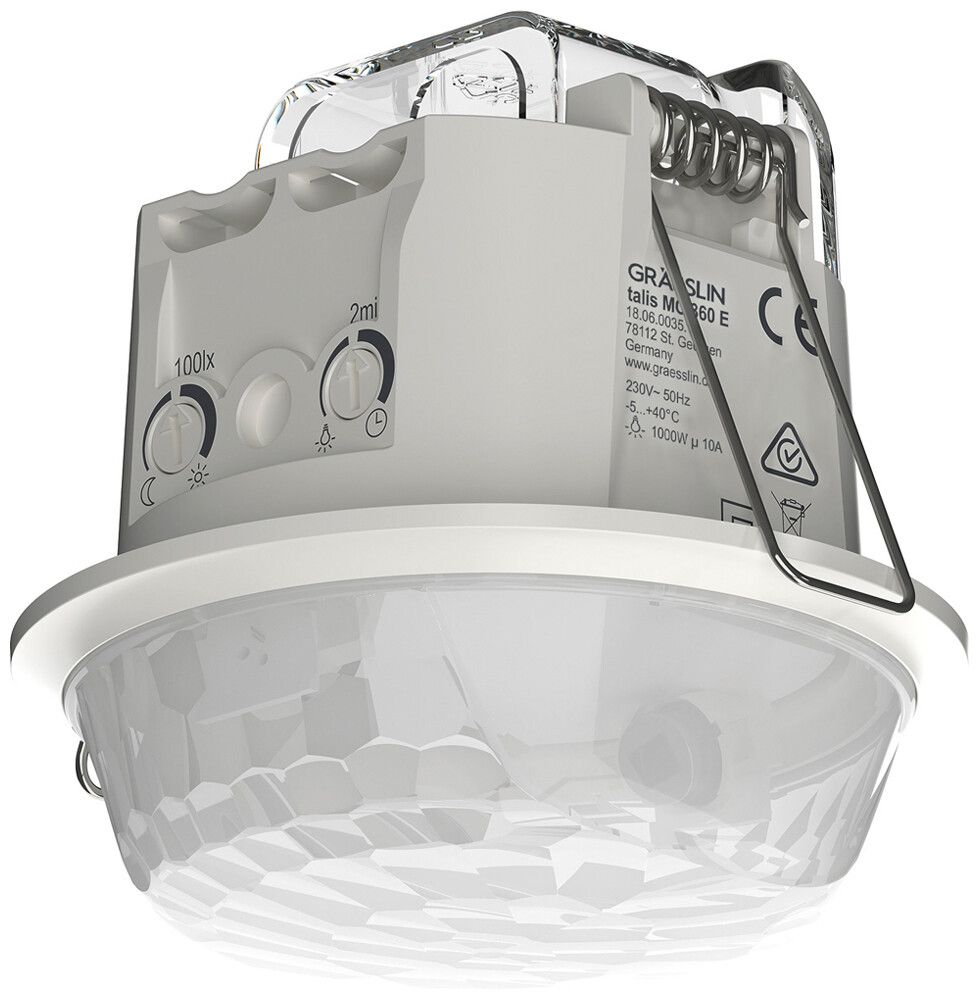 UP-Bewegungsmelder talis MC 360 E 230V 1000W 360° 180° IP21 ws