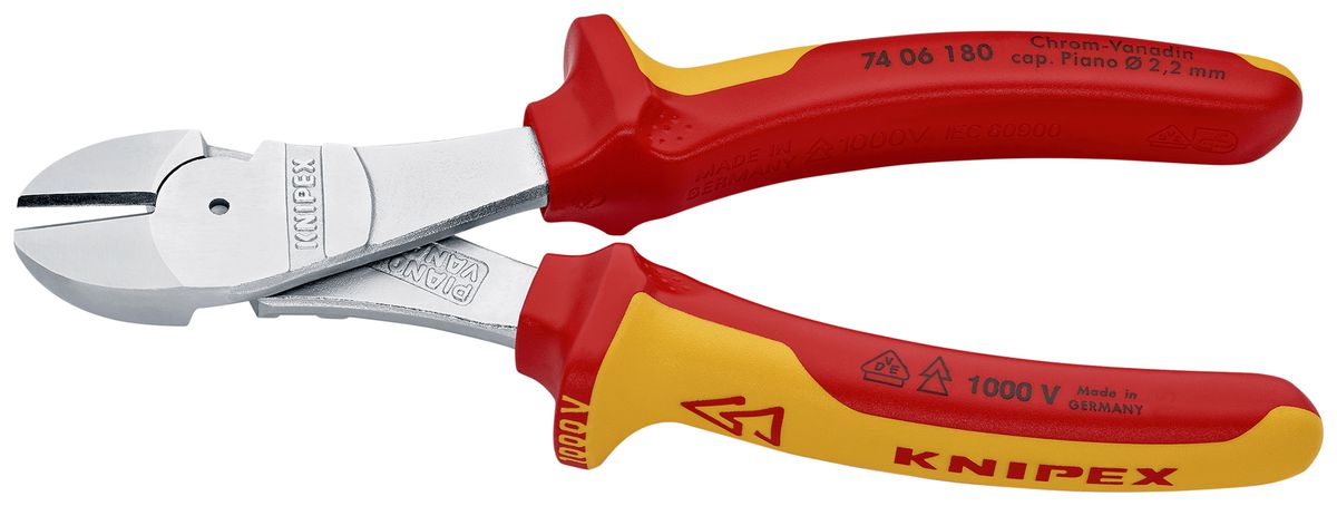 Kraft-Seitenschneider KNIPEX VDE 180mm